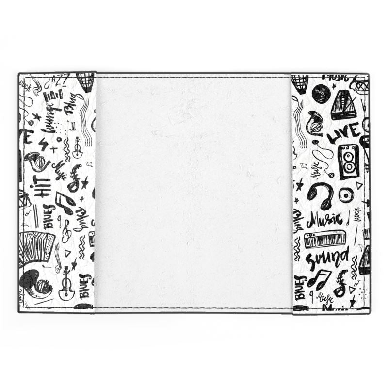 "Music Doodles Pattern" ๐ถ๐ธ๐ท Passport Cover.
