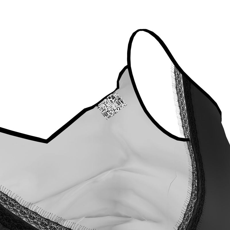 Black Cami "Music Doodles Pattern" ๐ถ๐ธ๐ท
