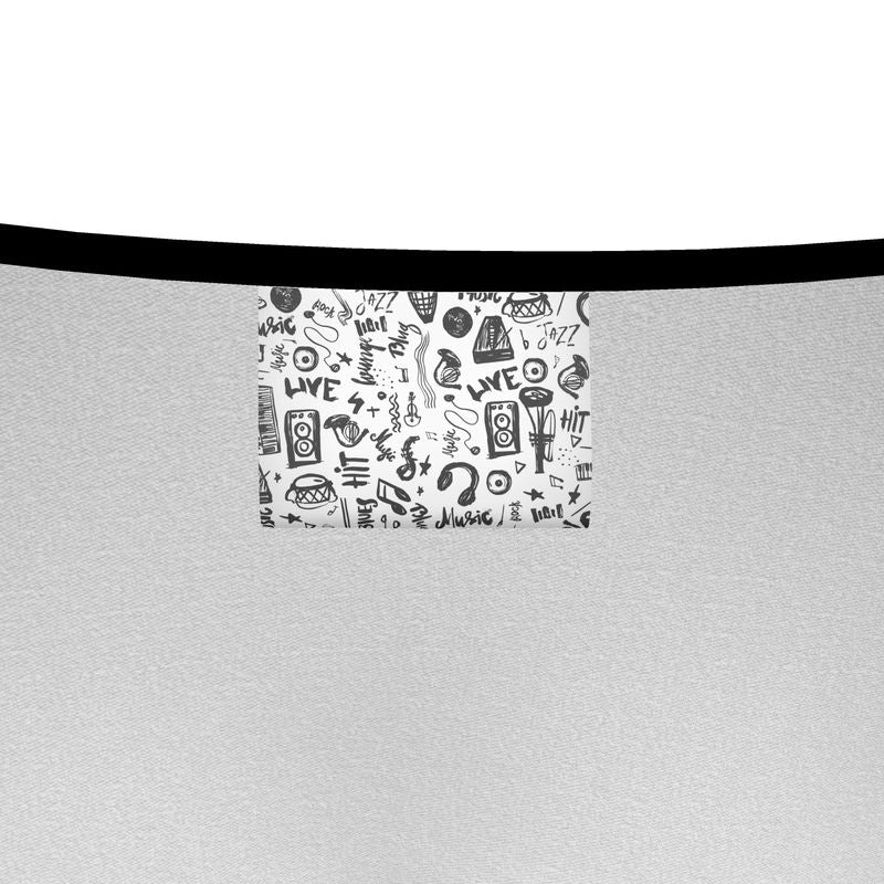 "Music Doodles Pattern" ๐ถ๐ธ๐ท Blouse.