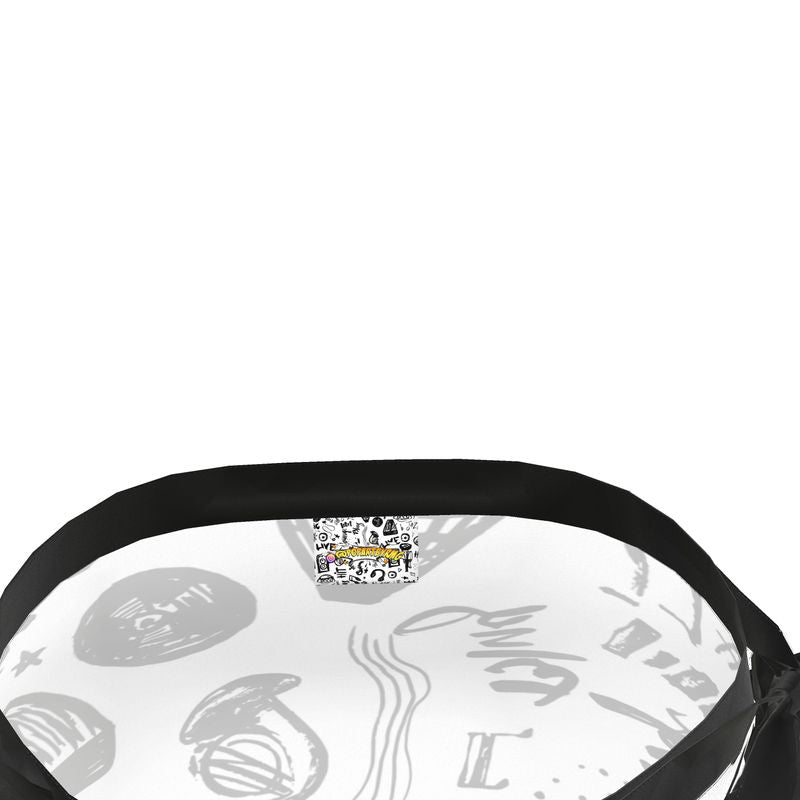 "Music Doodles Pattern" 🎶🎸🎷Flounce Skirt.