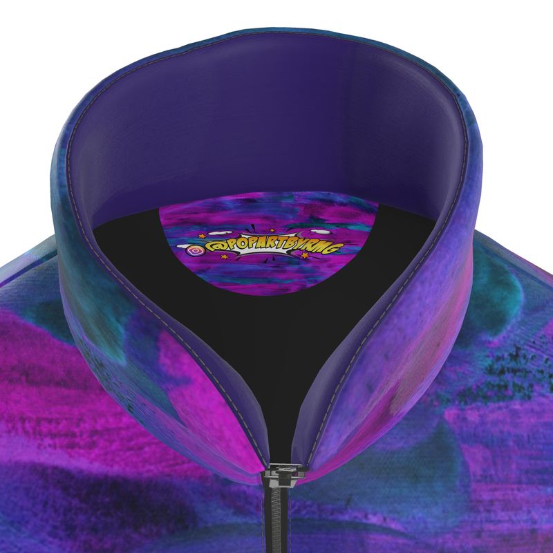 Purple Art, Puffer Jacket.