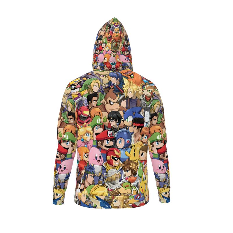 "Legends of the Smashverse" 🎮🔥Saffron Hoodie