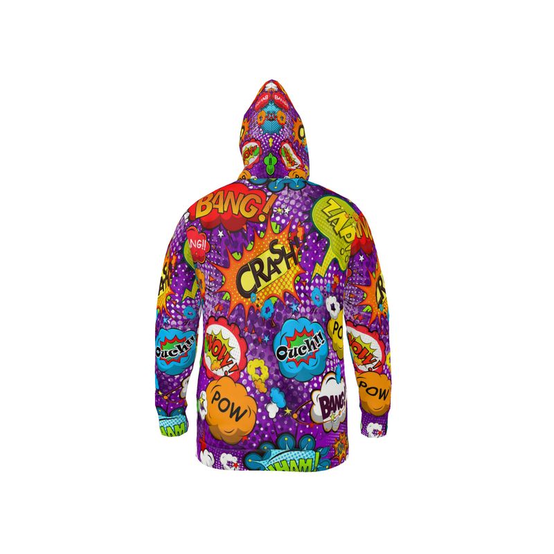 Purple Pop Art, Hoodie.