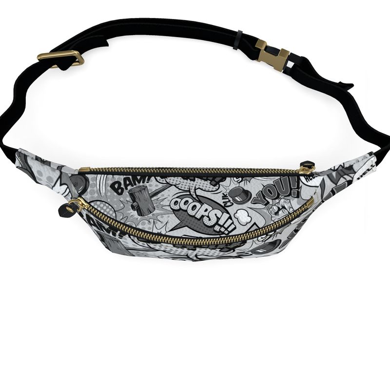 B&W Pop Art Fanny Pack
