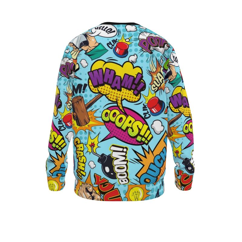 Sweatshirt PopArt Blue