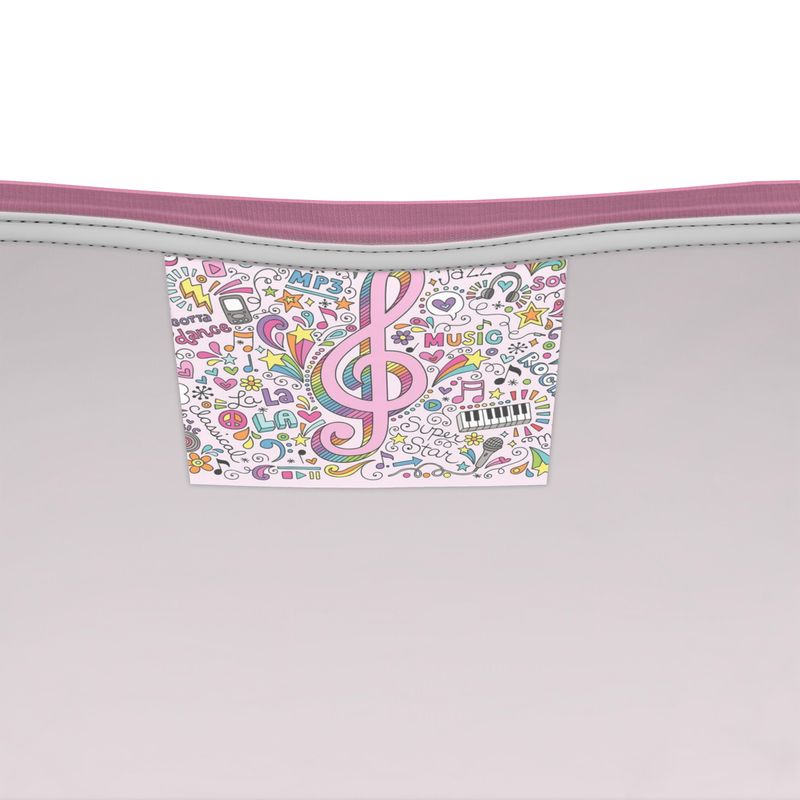 Cut And Sew Vest Music Pink