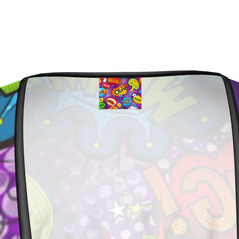 Purple Pop Art Tea Dress.