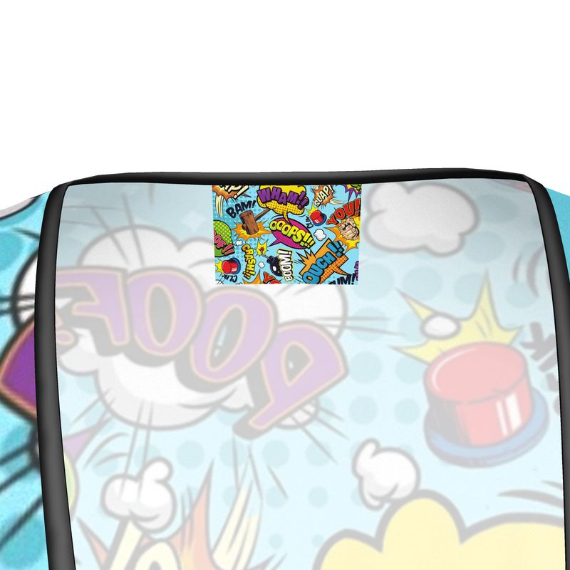 Blue Pop Art, Tea Dress.