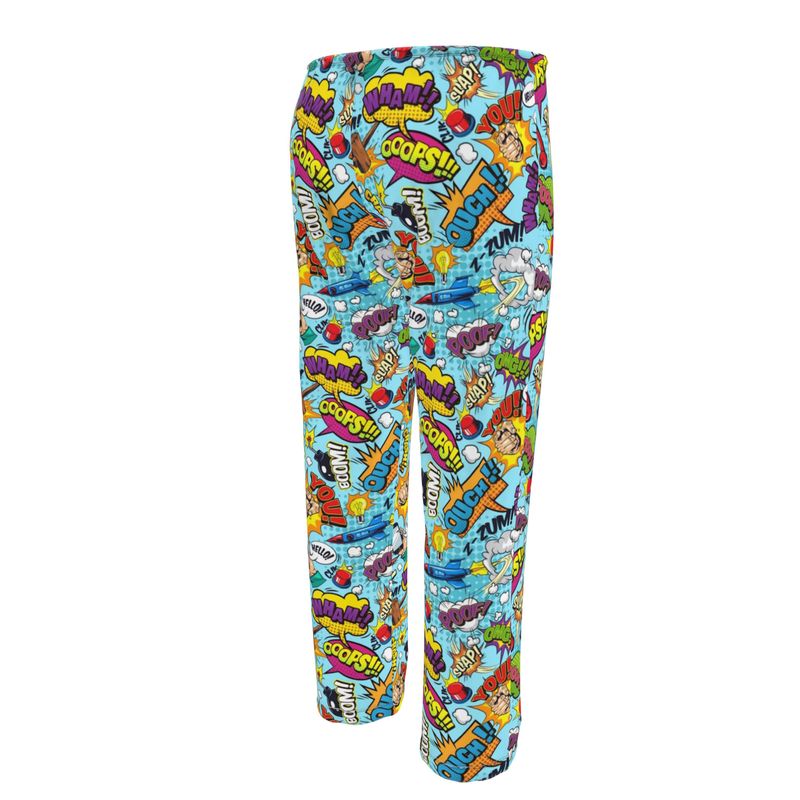 Blue Pop Art, Pyjama Bottoms