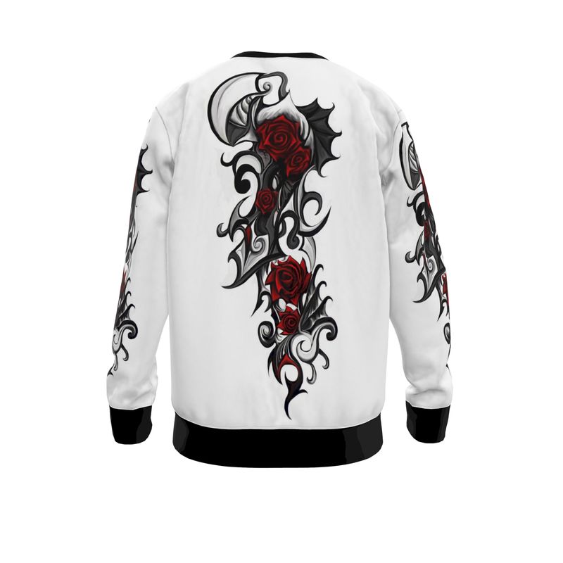 Tattoo Red Rose Sweatshirt.