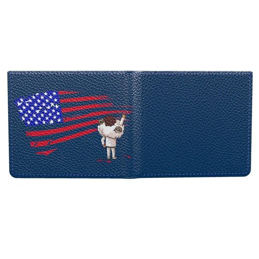 Stars & Stripes Toons. Leather wallet