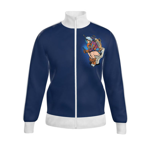 "Space Odyssey: The Final Restroom" ๐๐ซ๐ Tracksuit Jacket
