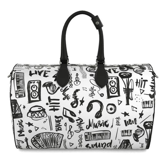 Duffle Bag "Music Doodles Pattern" ๐ถ๐ธ๐ท