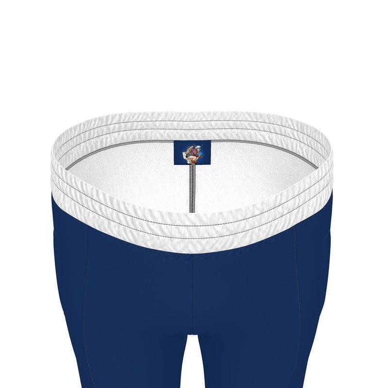 white striped Tracksuit Trousers "Space Odyssey: The Final Restroom"