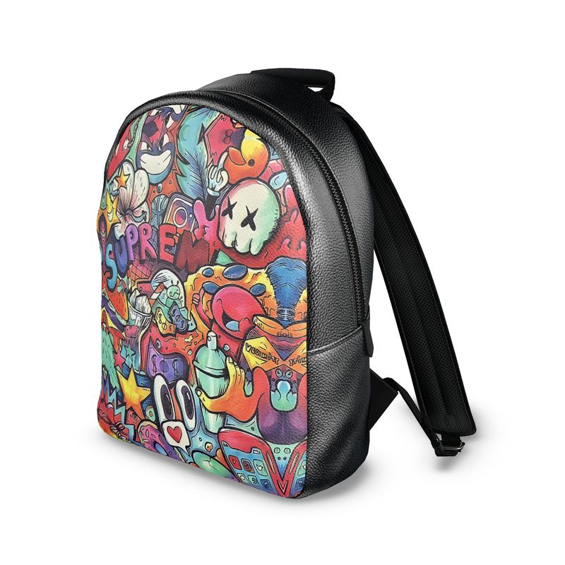 SUPREM Art, Colville Leather Backpack.