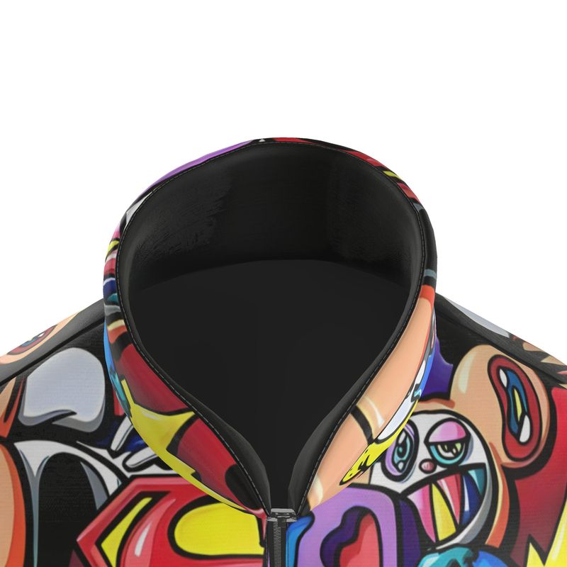Vexx_Art, Puffer Jacket. Black Inside Collar.