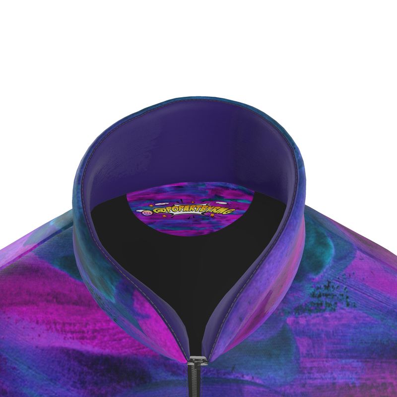 Purple Art, Puffer Jacket.