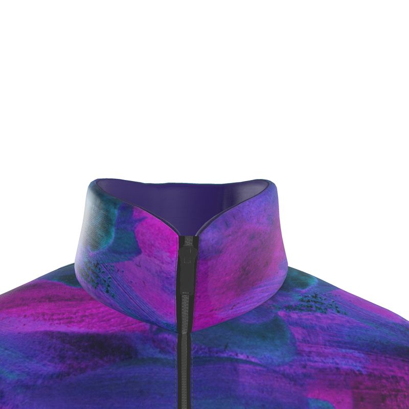 Purple Art, Puffer Jacket.
