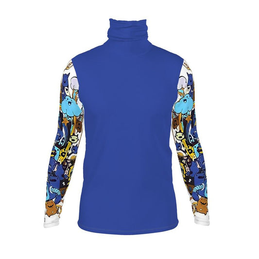 Electrono-fest slim fit roll neck.