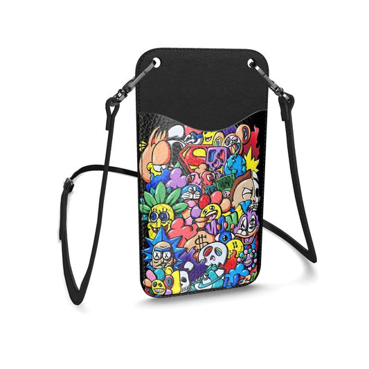 Vexx_Art, Leather Phone Case With Strap