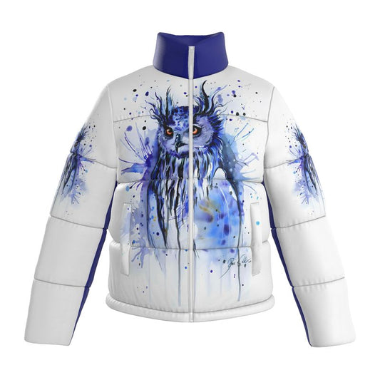 Owl Artistry Resolution Blue Puffer Jacket 🦉