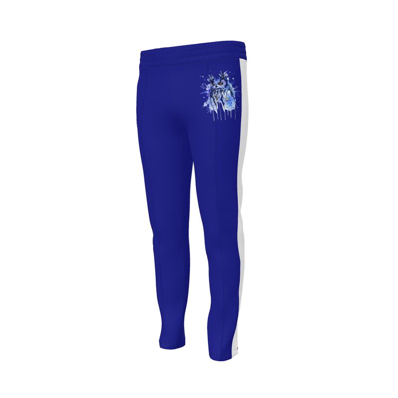 Owl Artistry Resolution Blue Tracksuit White Side Strip Trousers🦉