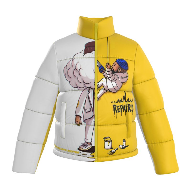 Repaired Monatik Album Art, Puffer Jacket.
