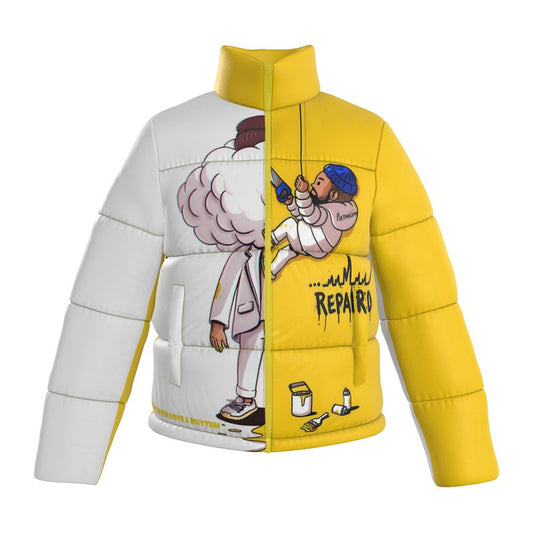 Repaired Monatik Album Art, Puffer Jacket.