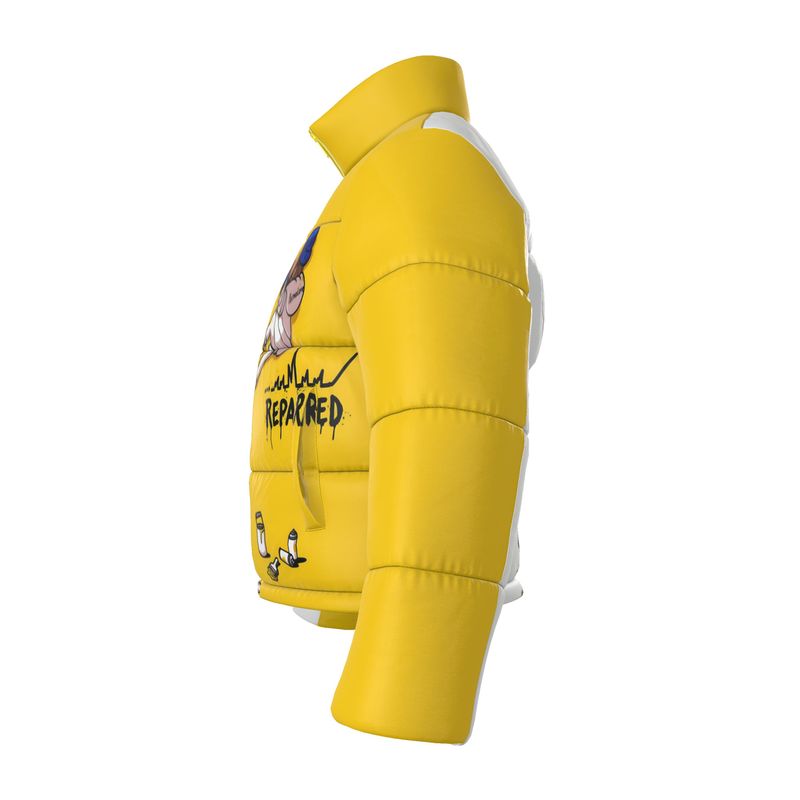 Repaired Monatik Album Art, Puffer Jacket.