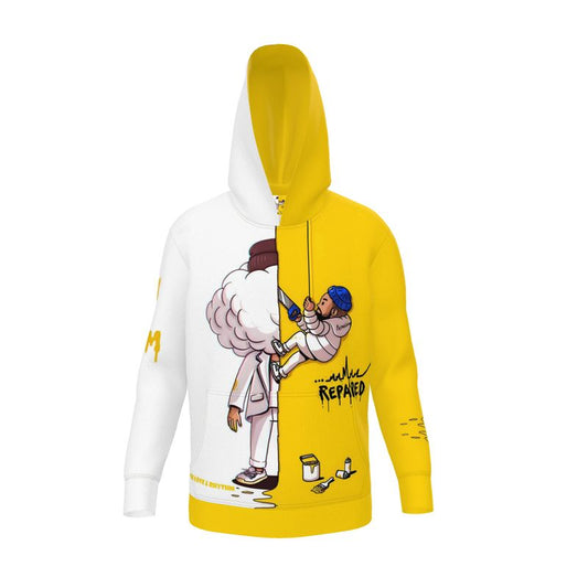 Monatik Repair Art, Hoodie. Size M