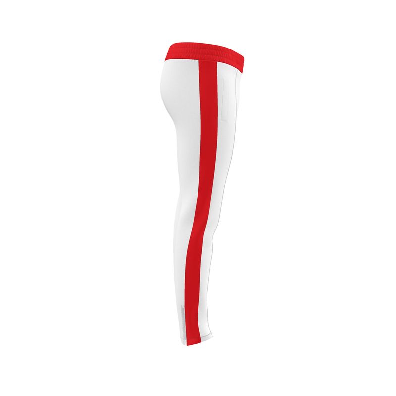 Tech Rebellion - Red Stripe Tracksuit Trousers