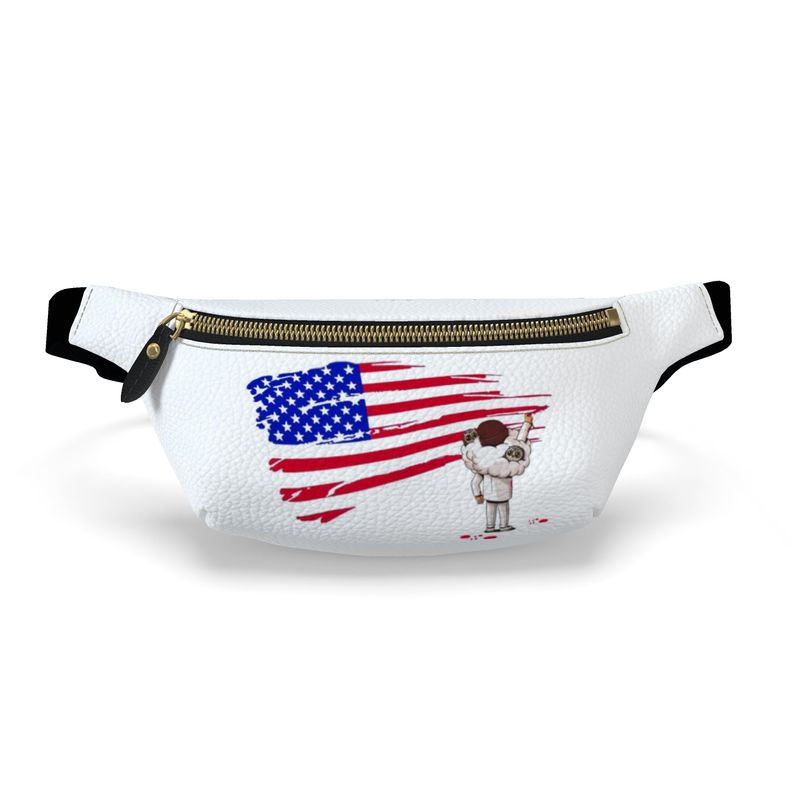 Fanny Pack White & Red