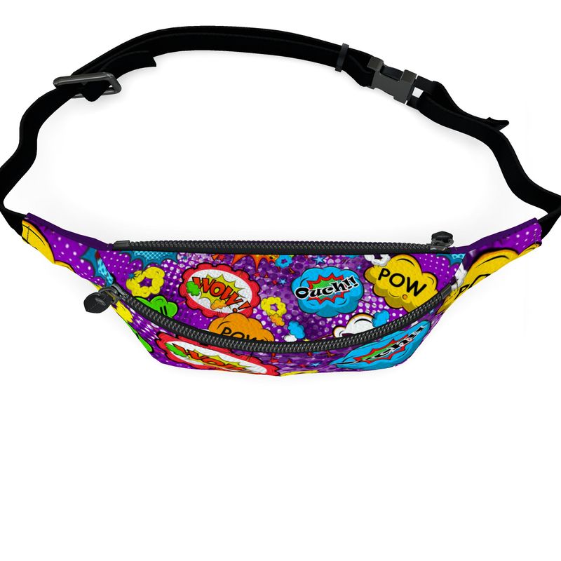 Purple Pop Art, Fanny Pack.