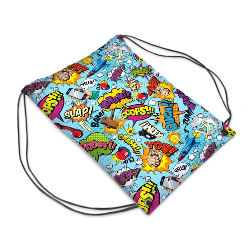 POP ART Drawstring PE Bag