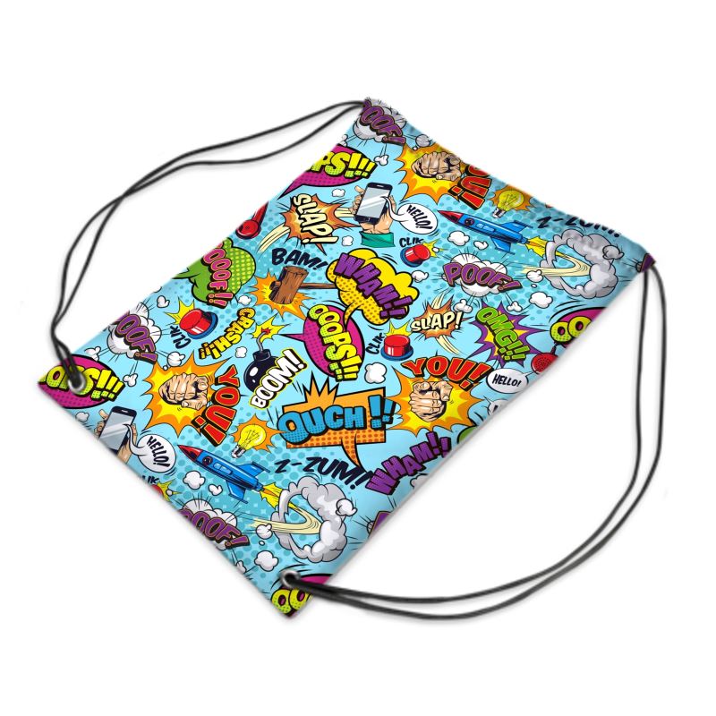 POP ART Drawstring PE Bag