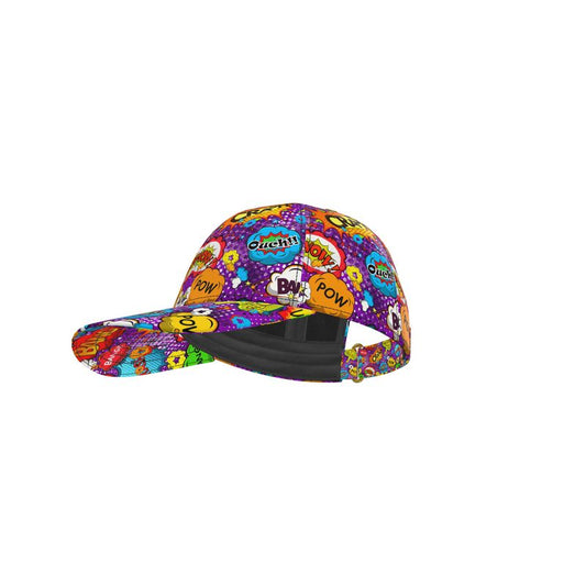 Purple Pop Art, Baseball Cap,