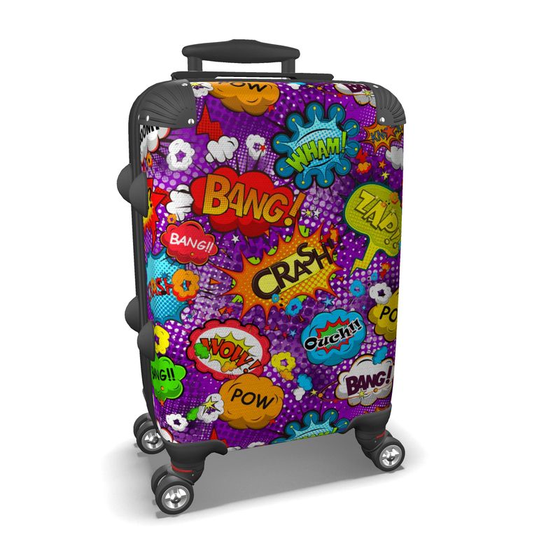 SuitCase Pop Art Purple