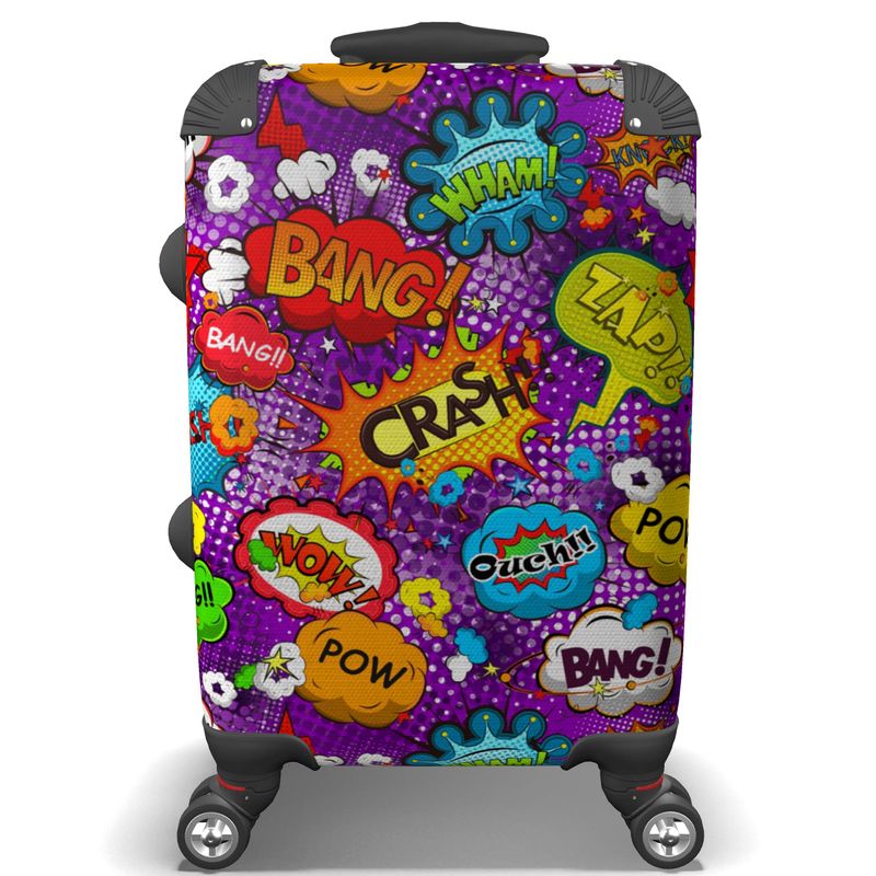 SuitCase Pop Art Purple