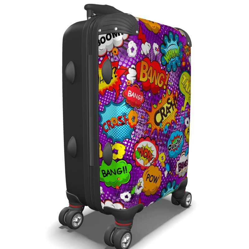 SuitCase Pop Art Purple