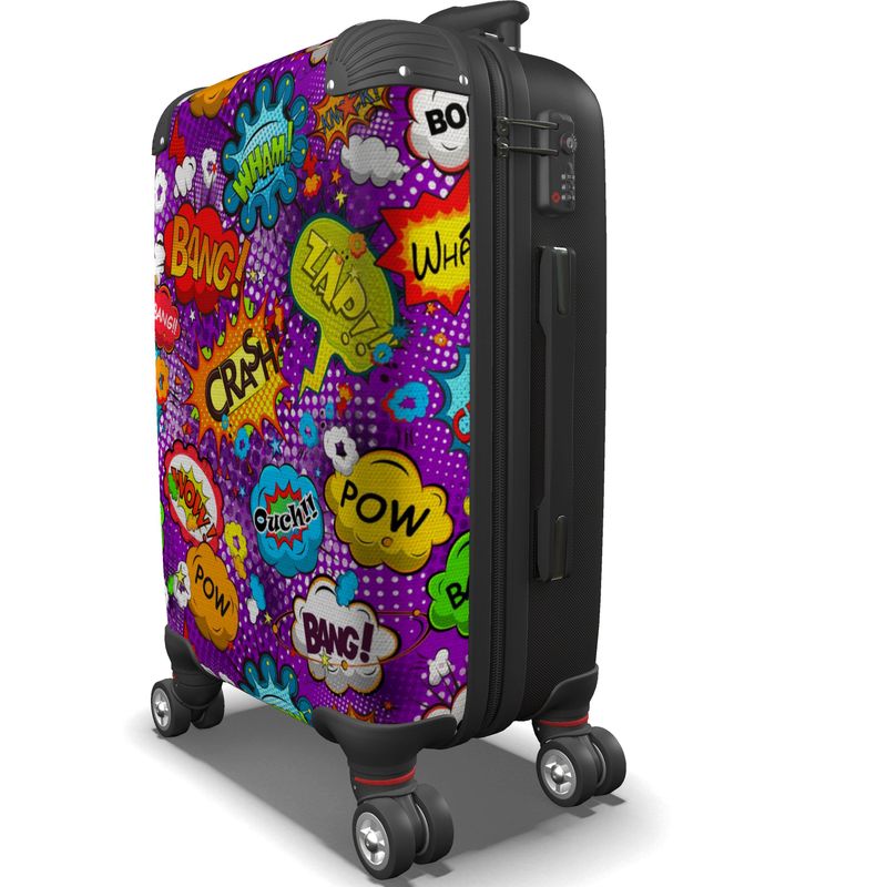 SuitCase Pop Art Purple