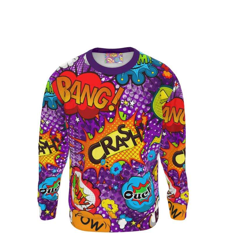 Sweatshirt PopArt Purple