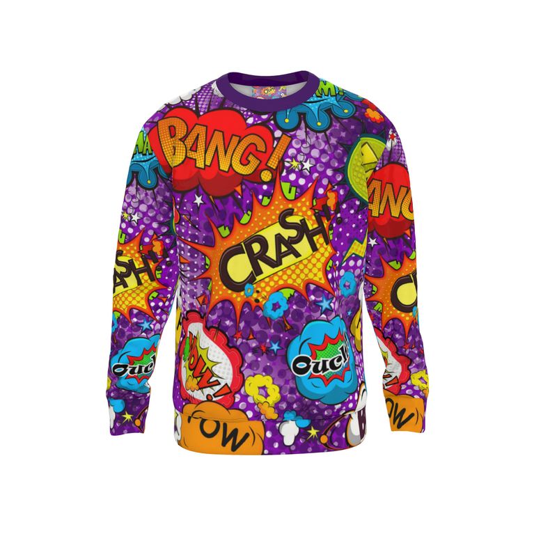 Sweatshirt PopArt Purple