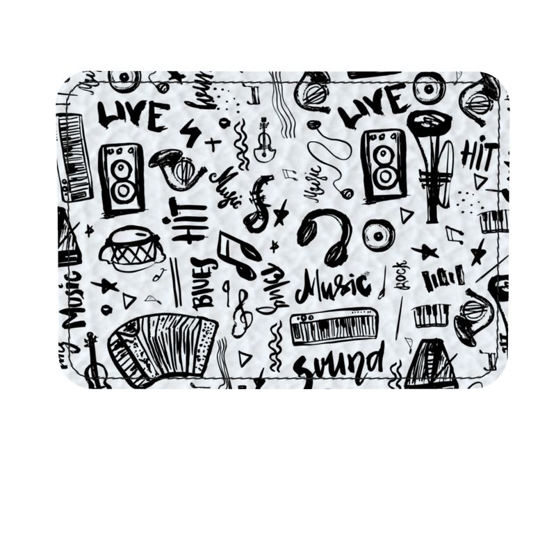 Unisex Fanny Pack Black & White Music Logo