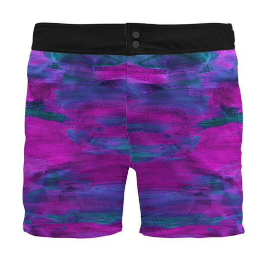 Board Shorts art wall purple