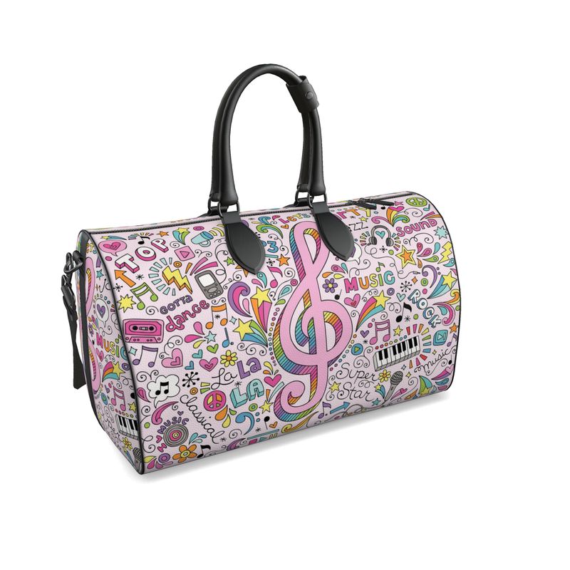 Duffle Bag Music Pink