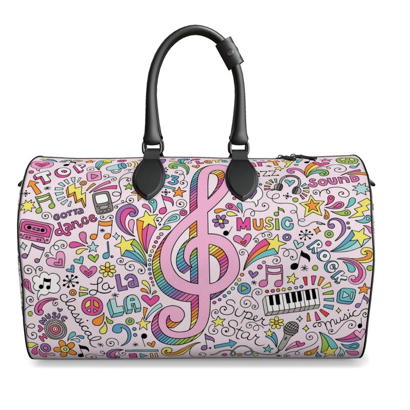 Duffle Bag Music Pink