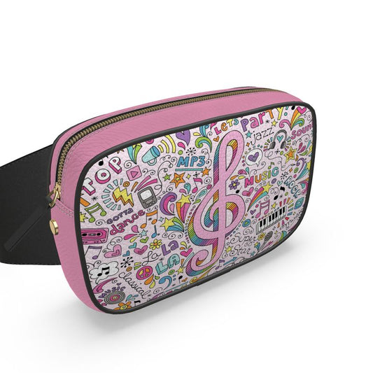 Belt Bag Music Logo Pink