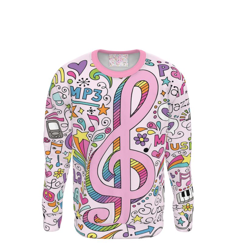 Sweatshirt Music Pink