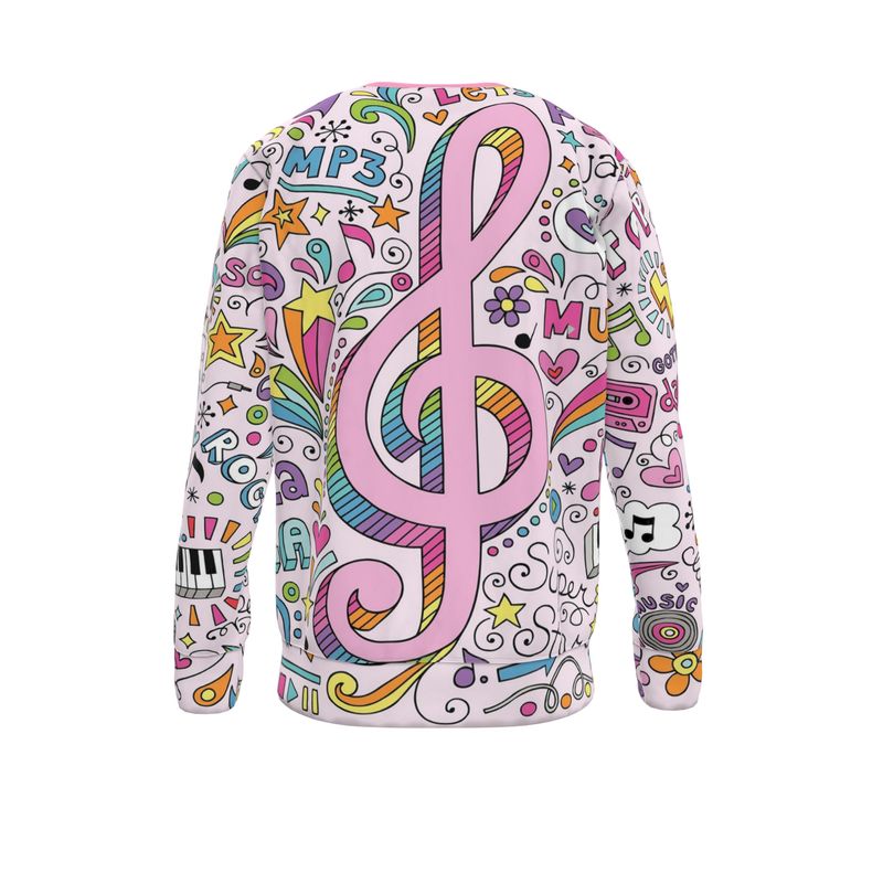 Sweatshirt Music Pink