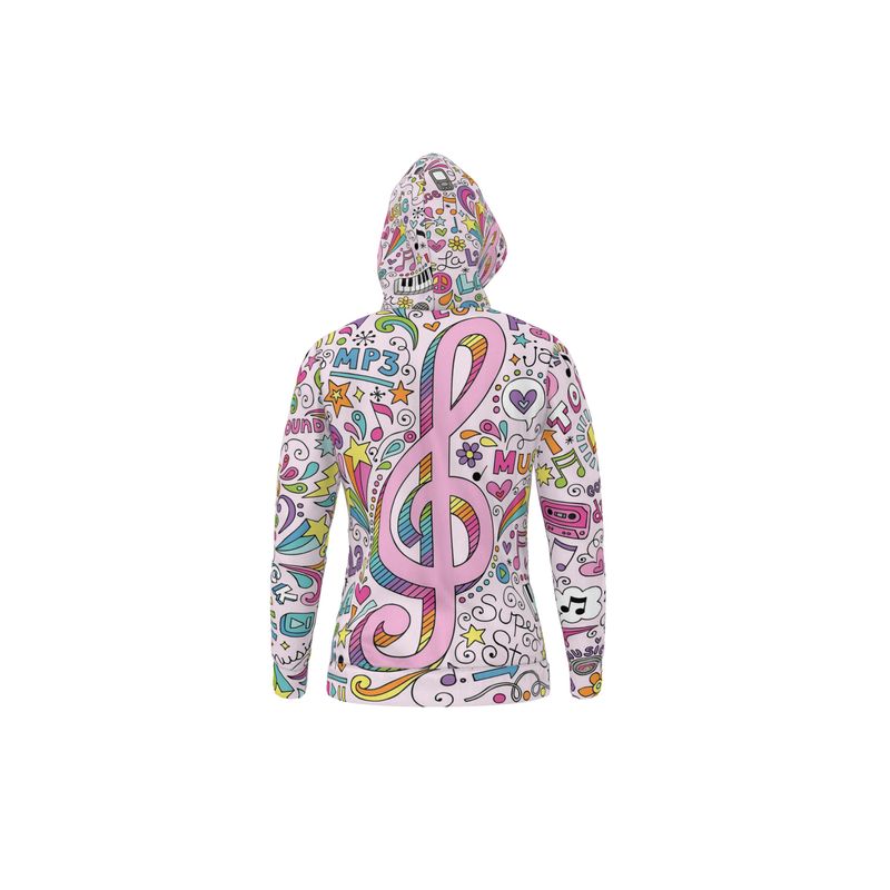 Hoodie Music Pink